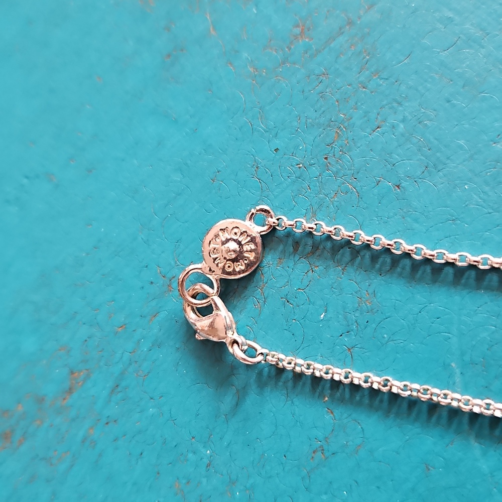 Monet Silver Necklace and Earring Set. READ - Picture 8 of 10